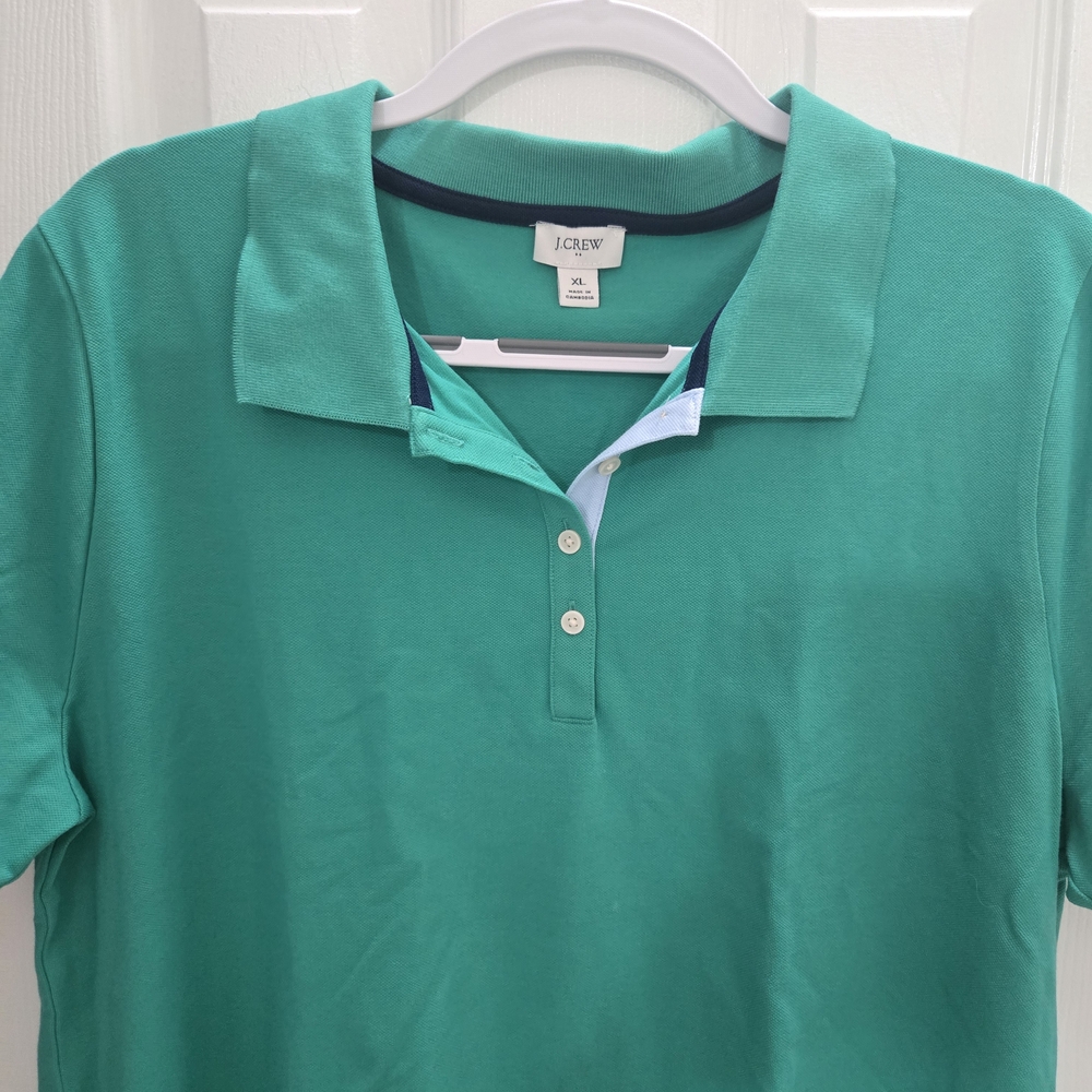 J.Crew Green Polo Shirt